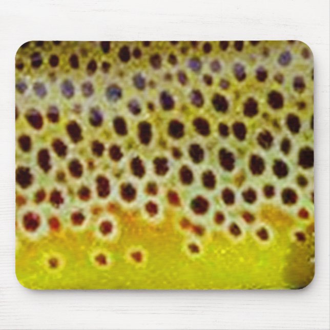 Tapis De Souris Truite Brown par PatternWear© (Devant)