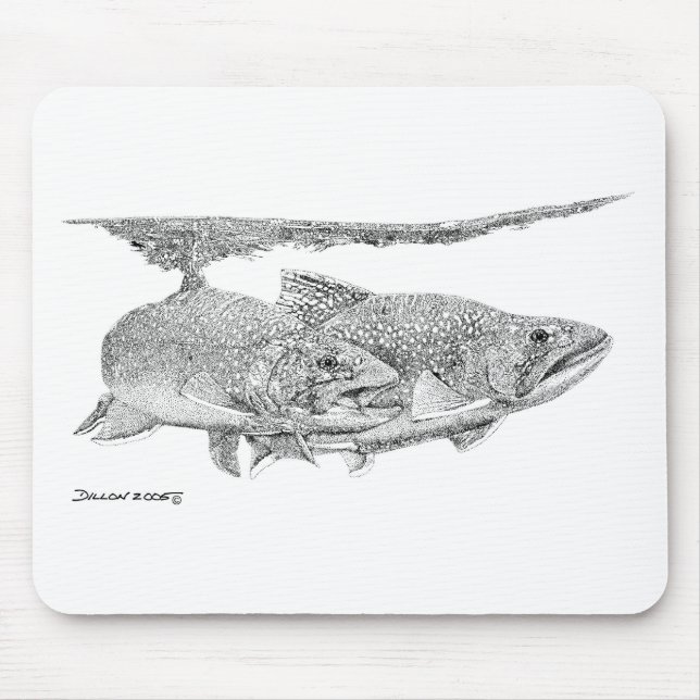 Tapis De Souris Truite de ruisseau (Devant)