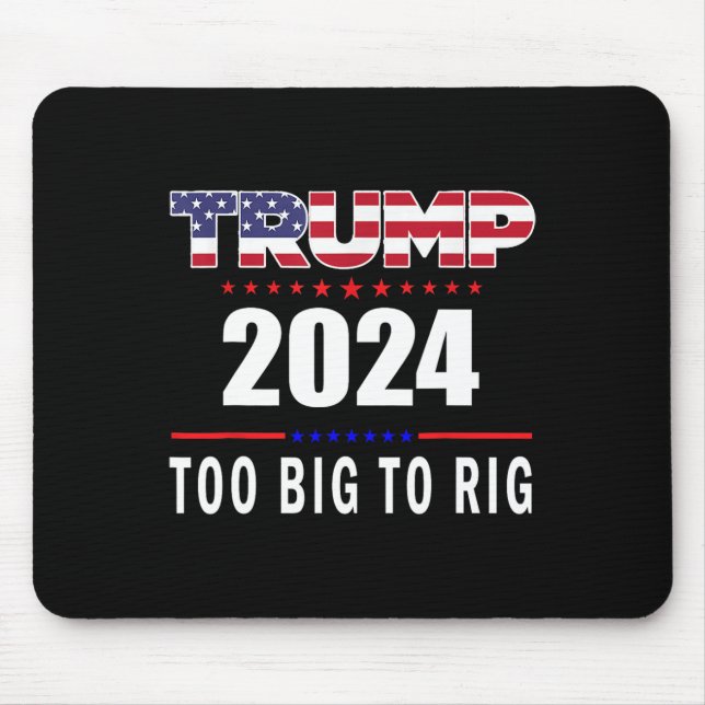 Tapis De Souris Trump 2024 Citation amusante de Trump 1 (Devant)