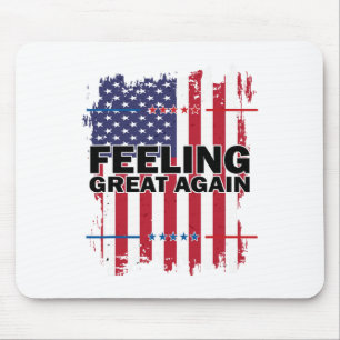 Tapis De Souris Trump 2024 - Drapeau américain V