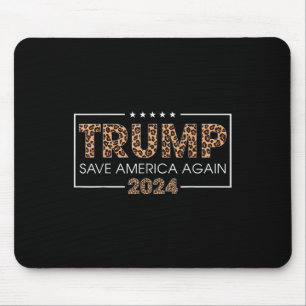 Tapis De Souris Trump 2024 Sauvez l'Amérique encore un cadeau Empr