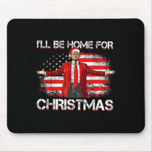Tapis De Souris Trump 2024 Sera À La Maison Pour Noël Drôle Trump 