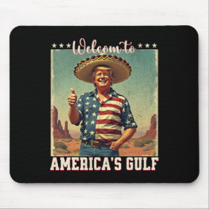 Tapis De Souris Trump Amérique du Golfe Mexique président Trump So