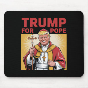 Tapis De Souris Trump amusant pour le pape Gear Républicaine catho