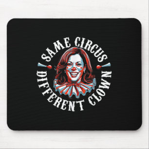 Tapis De Souris Trump Anti Kamala Harris Même Cirque Différent Clo