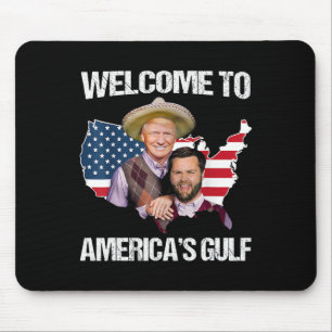 Tapis De Souris Trump Bienvenue à Trump Vance Brothe dans le Golfe
