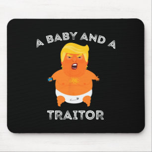 Tapis De Souris Trump Byby Et Un Traître Drôle Le Président Trump