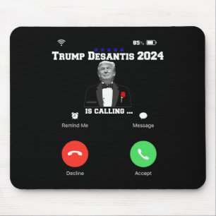 Tapis De Souris Trump Desantis 2024 Appelle l'Élection Républicain