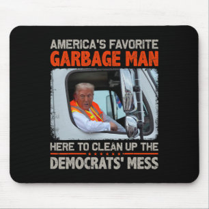 Tapis De Souris Trump Élection 2024 Fière D'Être Des Ordures Vote