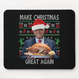 Tapis De Souris Trump Election Joyeux Noël laid Père Noël
