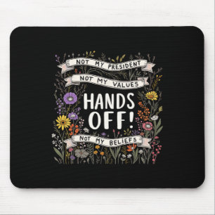 Tapis De Souris Trump Floral Ne Résistera Pas À Ce Que Mon Préside