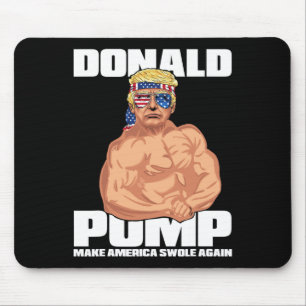 Tapis De Souris Trump Funny le 4 juillet Donald Pump