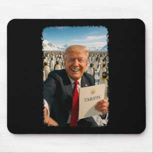 Tapis De Souris Trump Imposant Des Tarifs Sur La Politique Ironiqu