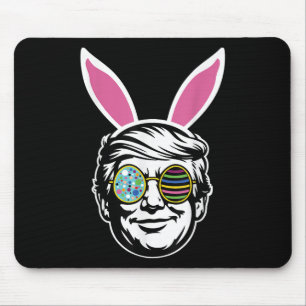 Tapis De Souris Trump Joyeux Chasse aux oeufs de lapin de Pâques P