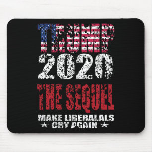 Tapis De Souris Trump la suite Drapeau américain en détresse Faire