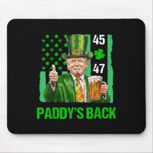 Tapis De Souris Trump Paddys Back 45 47 Jour de la Saint Patrick D