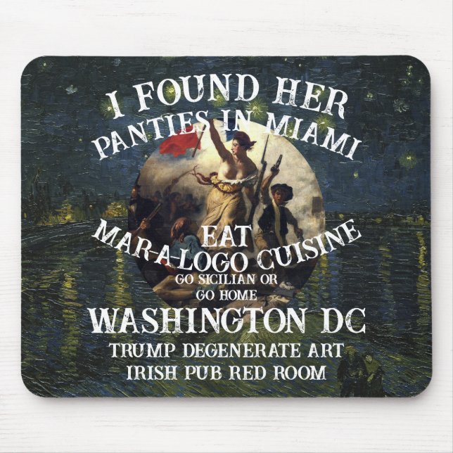 Tapis De Souris Trump Panties Miami Catholic Church White (Devant)