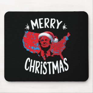 Tapis De Souris Trump Red Election Map Joyeux Noël Trump Winne