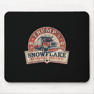 Tapis De Souris Trump Snowflake Service de suppression Funny Trump