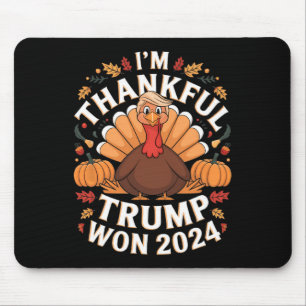 Tapis De Souris Trump Thanksgiving Je remercie Trump d'avoir gagné