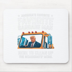 Tapis De Souris Trump Trump, l'homme-poubelle favori de l'Amérique