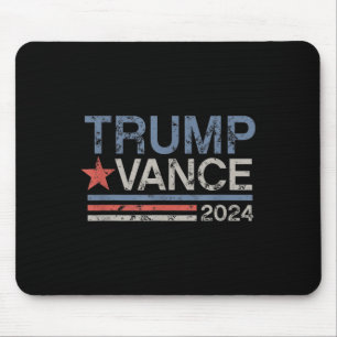 Tapis De Souris Trump Vance 2024 Retro Stripe Trump Jd Vance