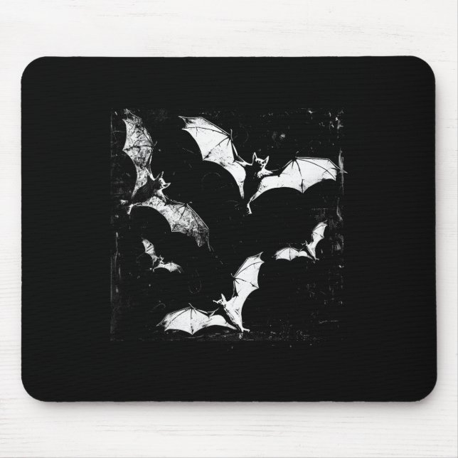 Tapis De Souris Ts Vampire Horreur Éffrayant Art Halloween Goth Al (Devant)