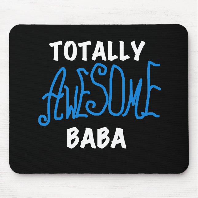 Tapis De Souris Tshirts et cadeaux Baba absolument géniaux (Devant)