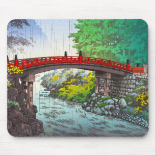Tapis De Souris Tsuchiya Koitsu Nikko Pont Sacré scène japonaise