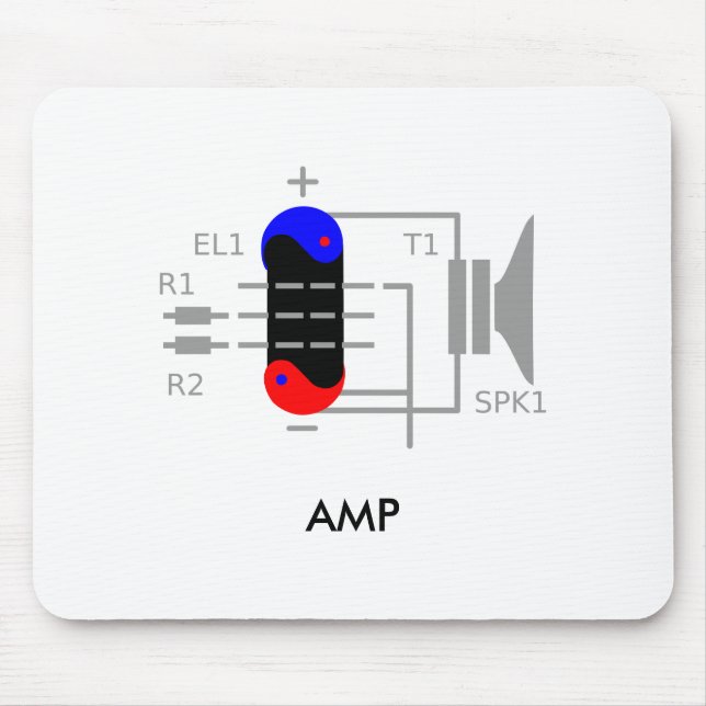 Tapis De Souris Tube d'amplification (Devant)