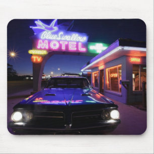 Tapis De Souris Tucumcari, Nouveau-Mexique, États-Unis. Route 66