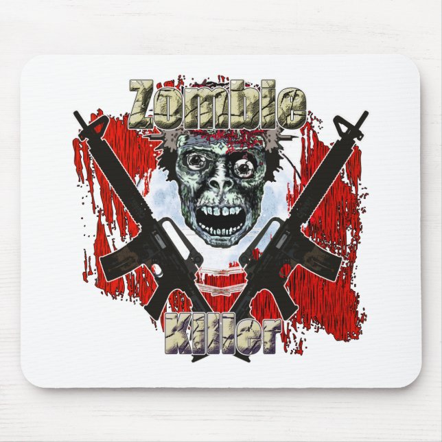 Tapis De Souris Tueur 4 de zombi (Devant)
