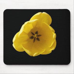Tapis De Souris Tulipe jaune Mousepad