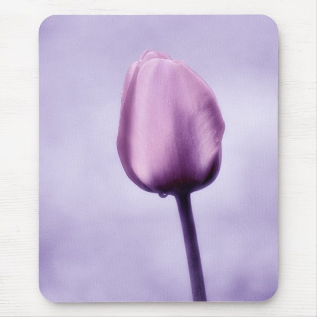 Tapis De Souris Tulipe pourpre de lavande Romance (Devant)
