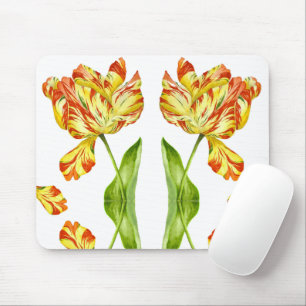 Tapis De Souris Tulipes fières sur un Mousepad