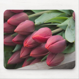 Tapis De Souris Tulipes printanières fraîches