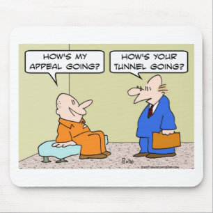 Tapis De Souris tunnel d'appel d'avocat de cellules de prisonnier