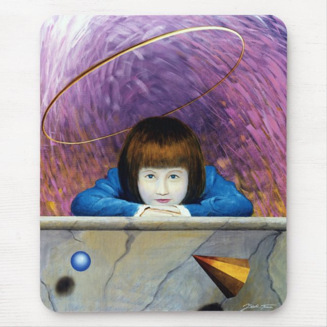 Tapis De Souris tunnel rose (Devant)