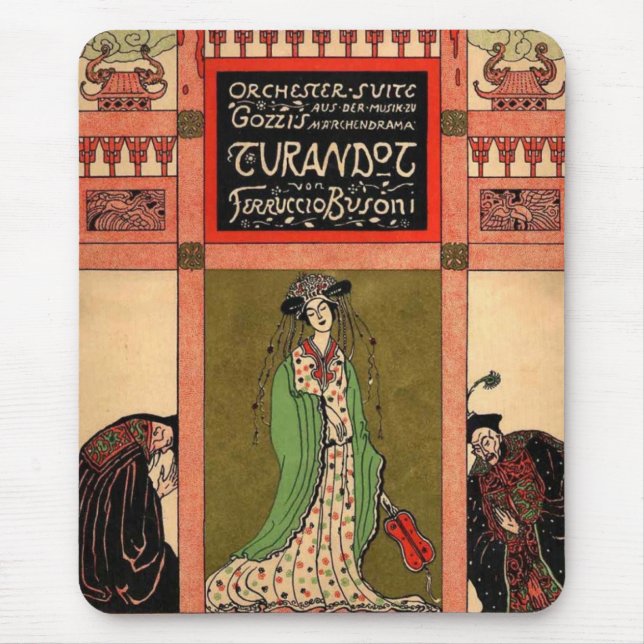 Tapis De Souris Turandot, Opéra de Puccini (Devant)
