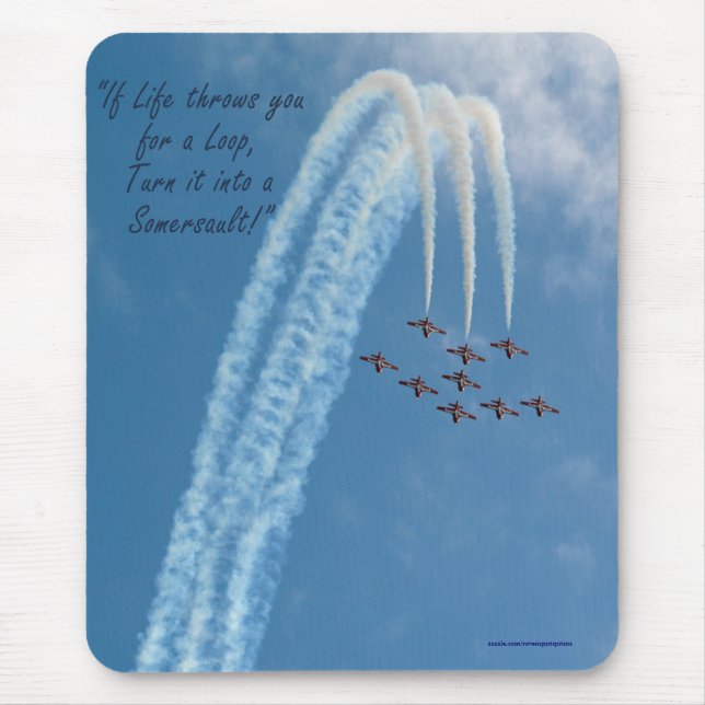 Tapis De Souris Turbo-Jets subsoniques acrobatiques (Devant)