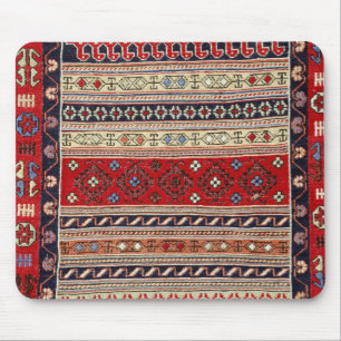 Tapis de souris turc rouge de conception de