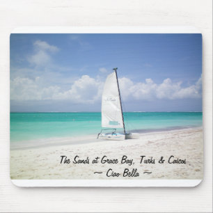 Tapis De Souris Turks & Caicos Mousepad Le sable à Grace Bay