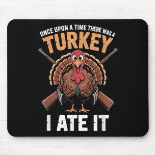 Tapis De Souris Turquie Chasse Papa Son Chasseur Animal Sarcastiqu