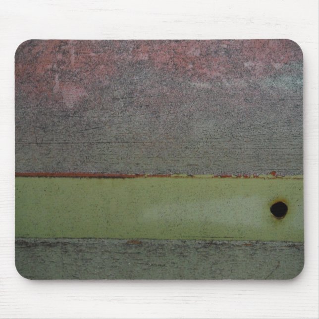 Tapis De Souris Turquoise bleu rose vert rouillé (Devant)
