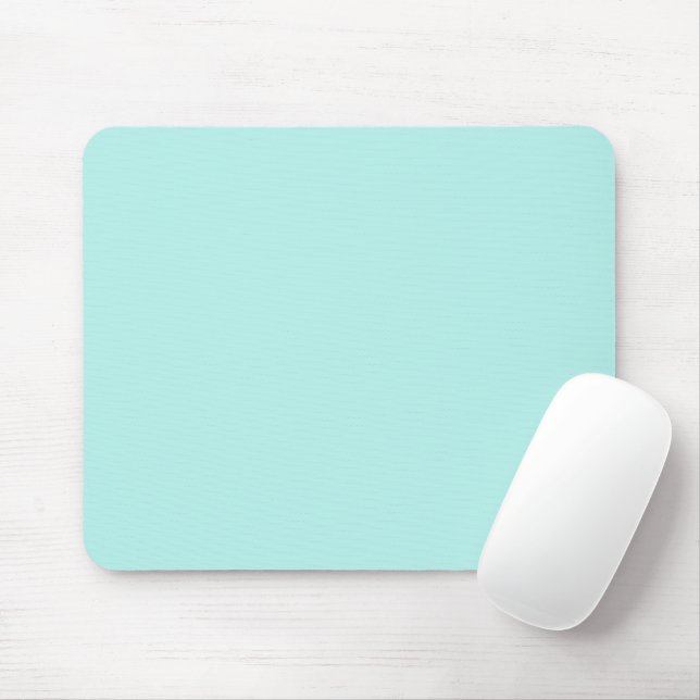 Tapis De Souris Turquoise clair solide (Avec souris)