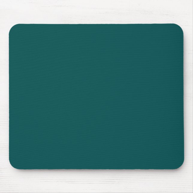 Tapis De Souris Turquoise foncé (couleur solide) (Devant)