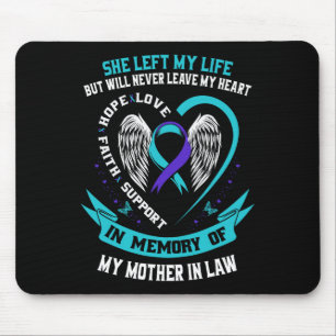 Tapis De Souris Turquoise Purple Suicide Sensibilisation Chemise M