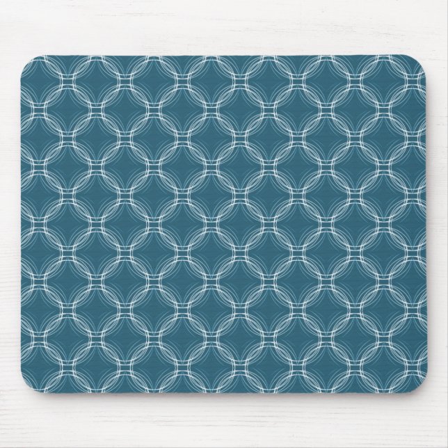 Tapis De Souris Turquoise Uptown Elegance Mousepad (Devant)