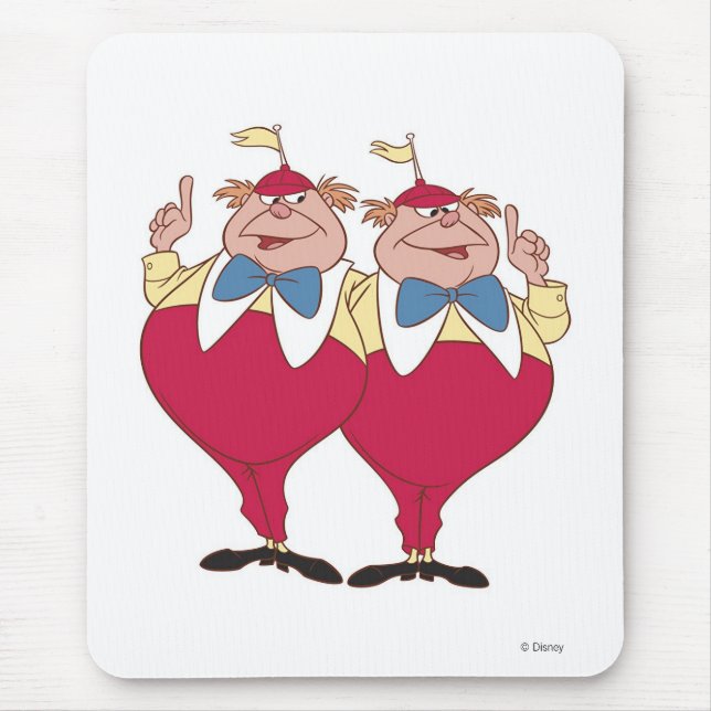 Tapis De Souris Tweedle Dum et Dee Disney (Devant)