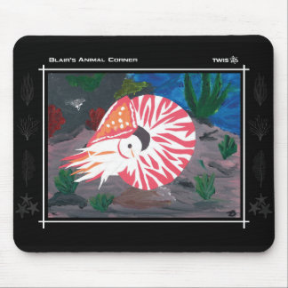 Tapis De Souris TWIS Mousepad : Le Nautilus faisant le coin animal